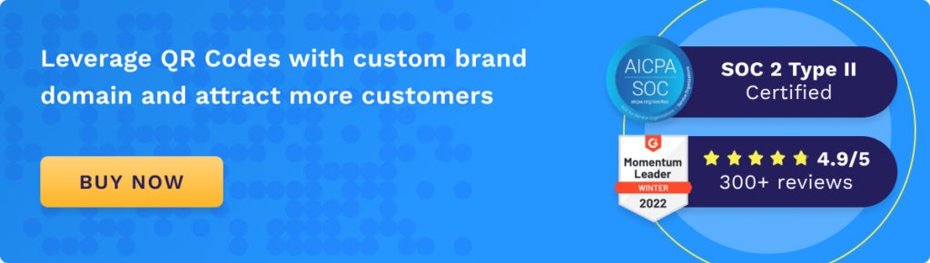 QR Code with custom domain QR Code with custom domain