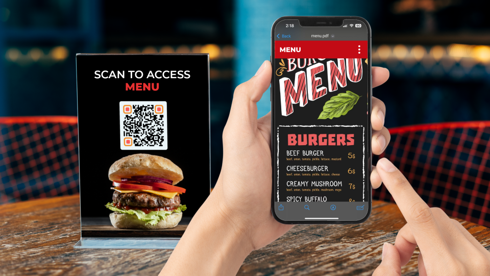Restaurant PDF QR Code Restaurant PDF QR Code