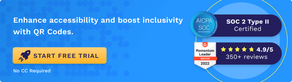 Use Uniqode to create Accessible QR Codes Use Uniqode to create Accessible QR Codes