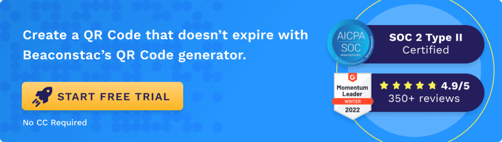 Create Create a dynamic, permanent QR Code that doesn’t expire