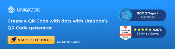 Create a QR Code with dots and boost scannability Create a QR Code with dots with Uniqode
