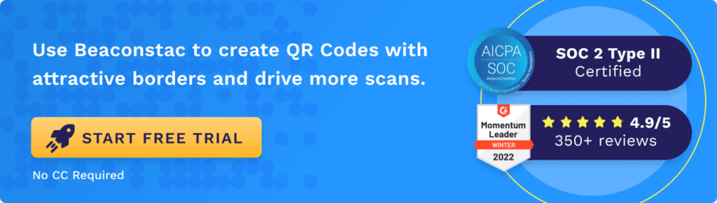 Use Uniqode to create QR Codes with border Use Uniqode to create QR Codes with border