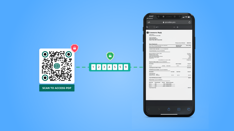 Password protection QR Code Password protection QR Code