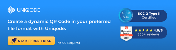 Create dynamic QR Codes in your desired file format with Uniqode’s QR Code generator Choose the right file format for your QR Code