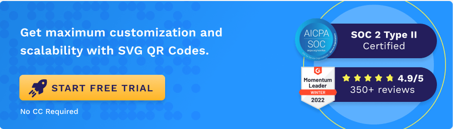 Create SVG QR Code with Uniqode Create a free QR Code with Uniqode