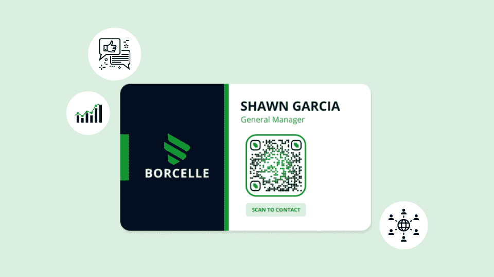 A QR Code business card is the most convenient way to share your or your company’s contact information A QR Code business card is the most convenient way to share your or your company’s contact information